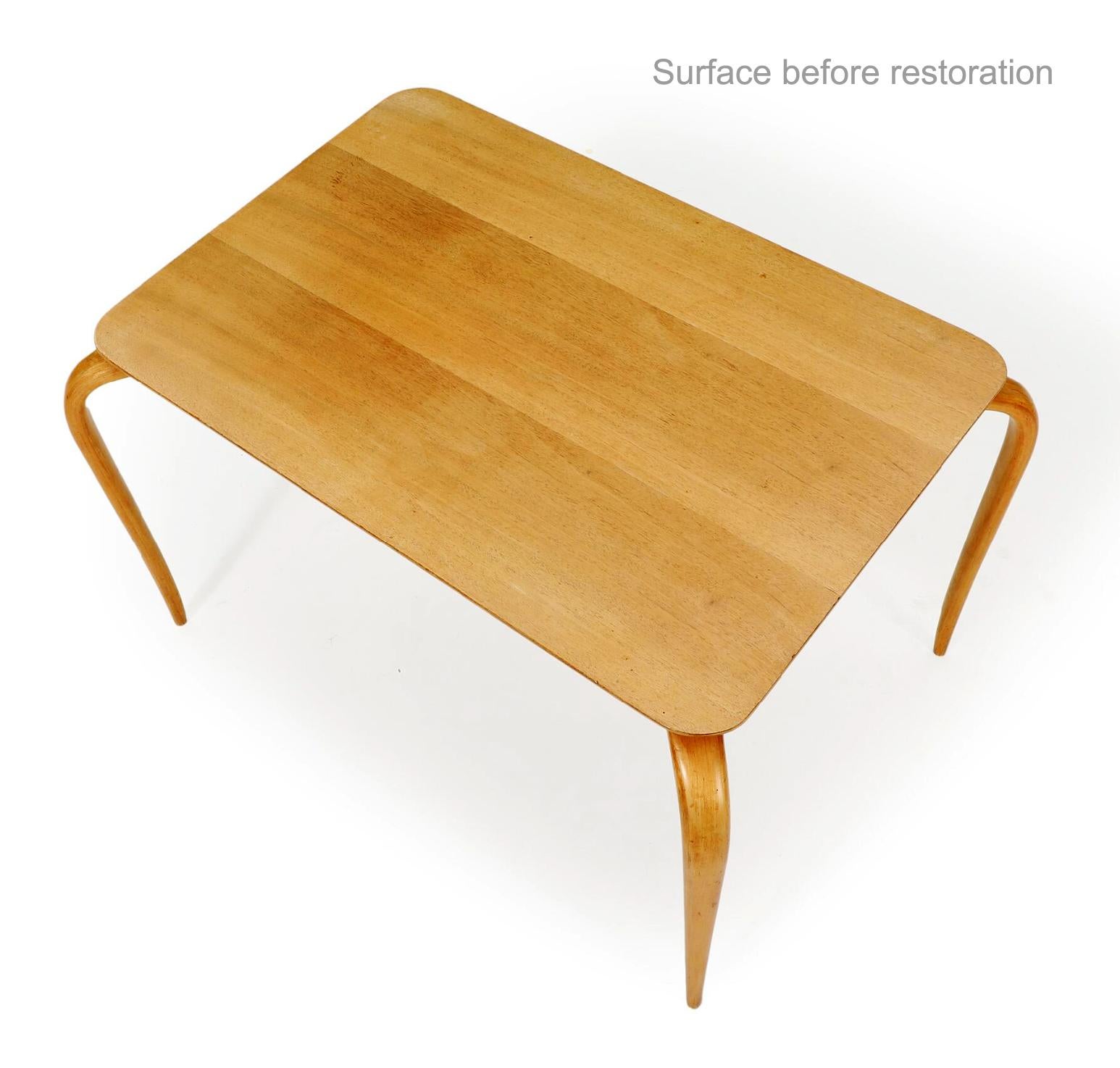 Früher schwedischer Annika-Couchtisch aus kubanischem Mahagoni von Bruno Mathsson, um 1940 im Angebot 7