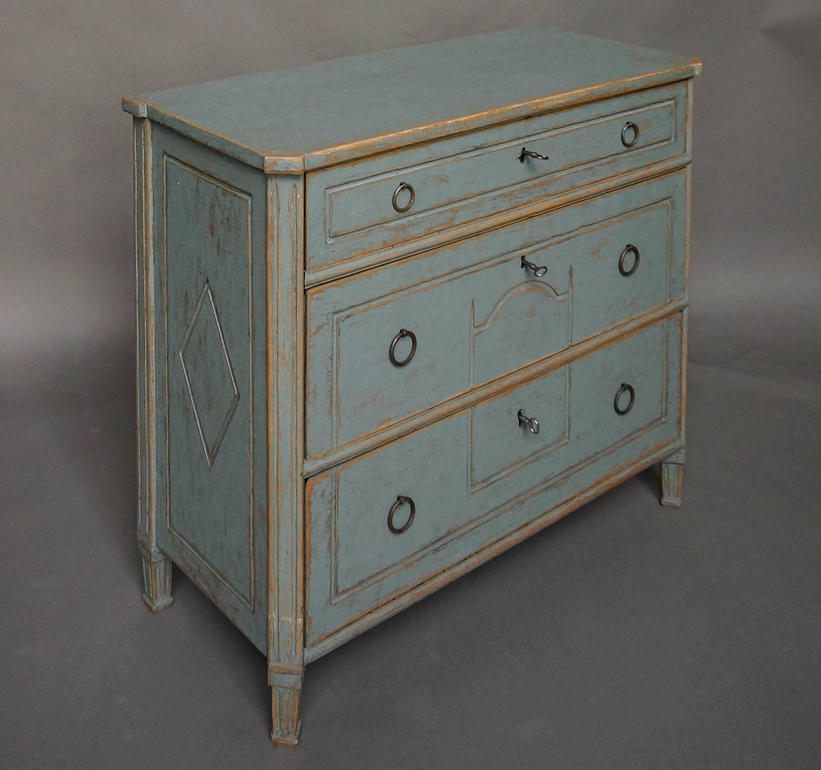 Country Early Swedish Commode