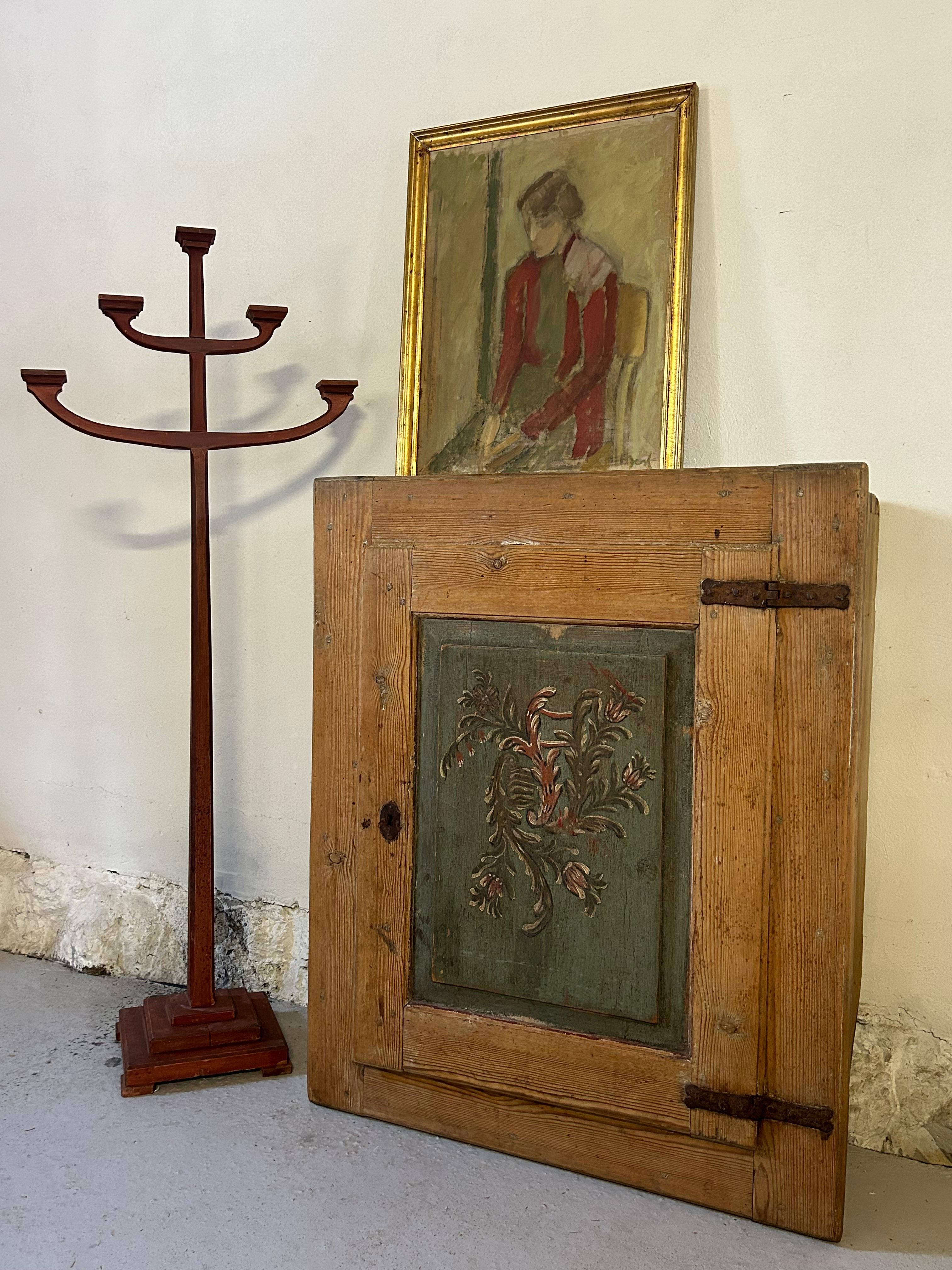 Ferro Cabinet di arte popolare svedese, Svezia, anni 1790 in vendita