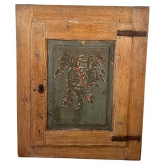 Armario antiguo de arte popular sueco, Suecia, años 1790