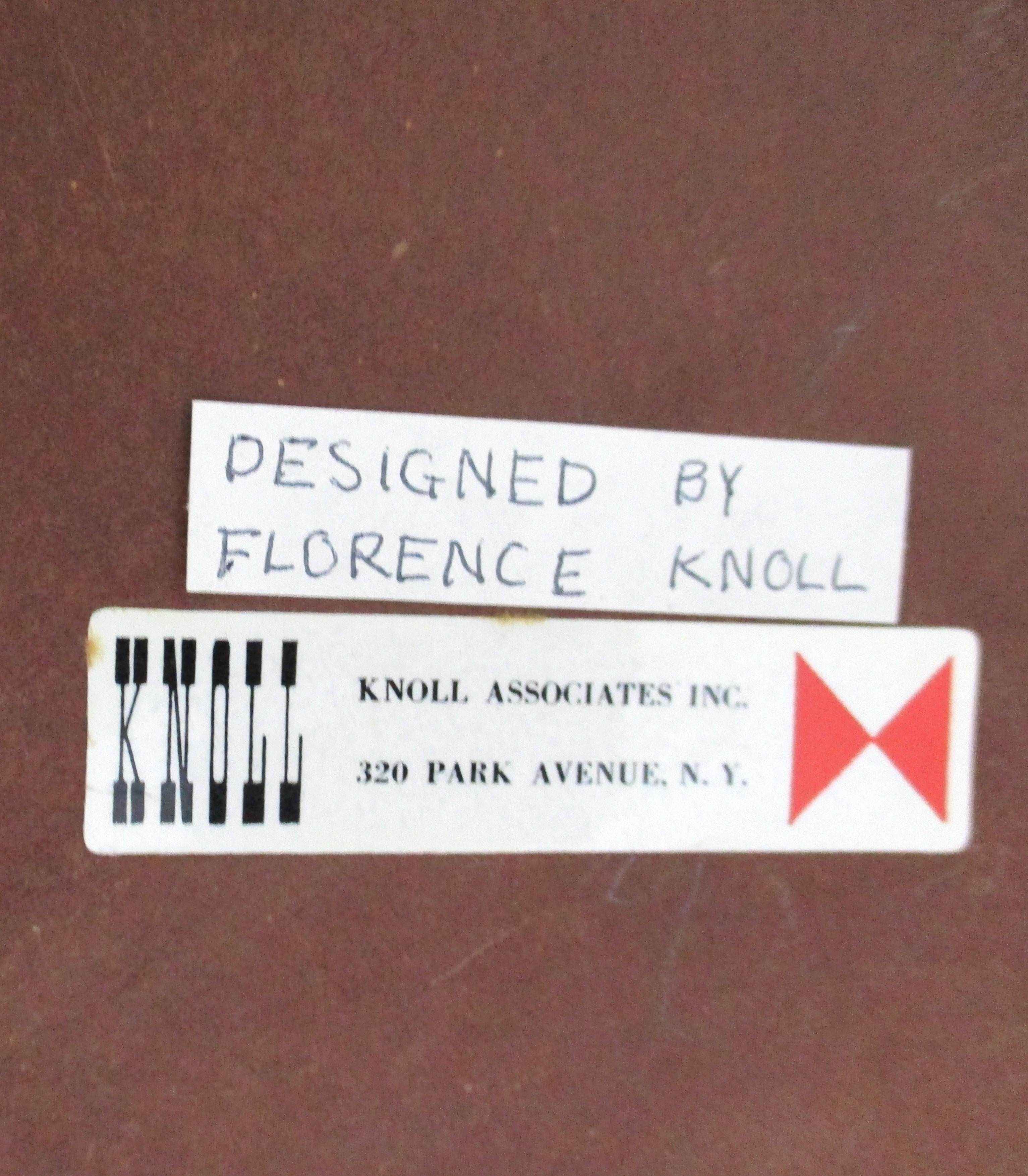 Früher ausziehbarer T Angle-Esstisch von Florence Knoll für Knoll   im Angebot 4