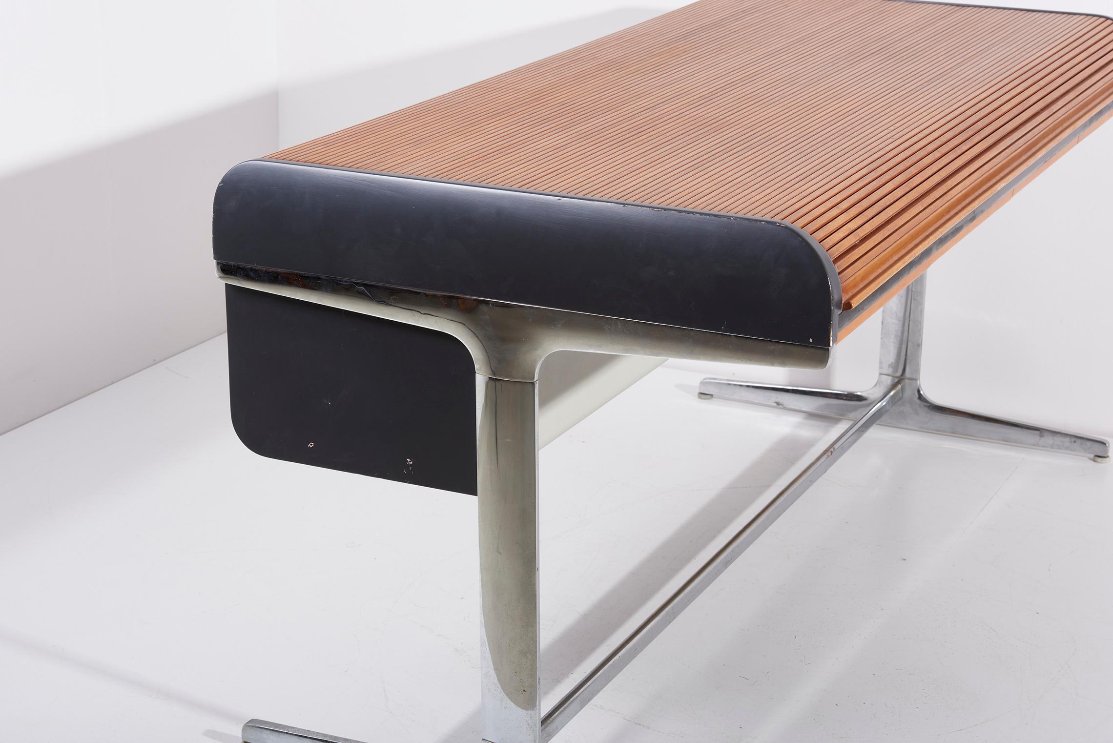 Early Tambour Roll-Top Desk by George Nelson for Herman Miller, 1960s  2