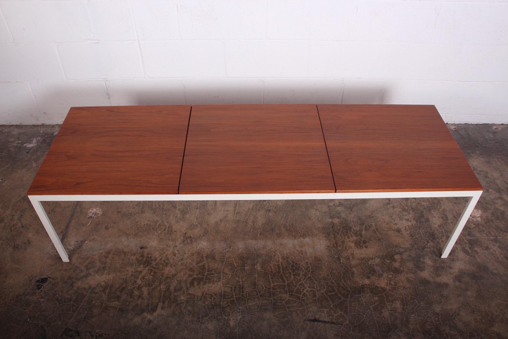 Mid-20th Century Early Teak Bench by Florence Knoll for Knoll