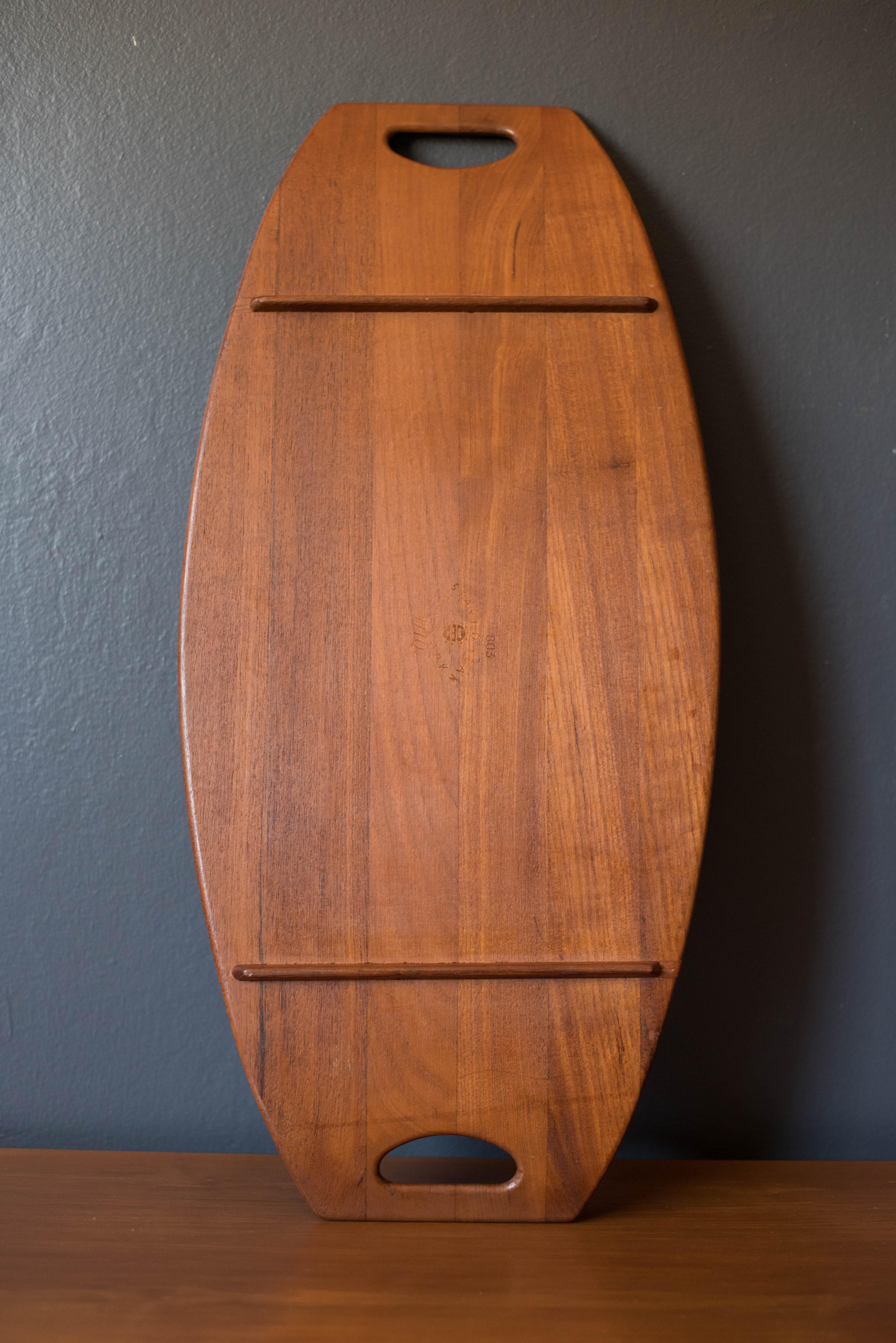 Early Teak Dansk Serving Tray by Jens Quistgaard In Good Condition In San Jose, CA