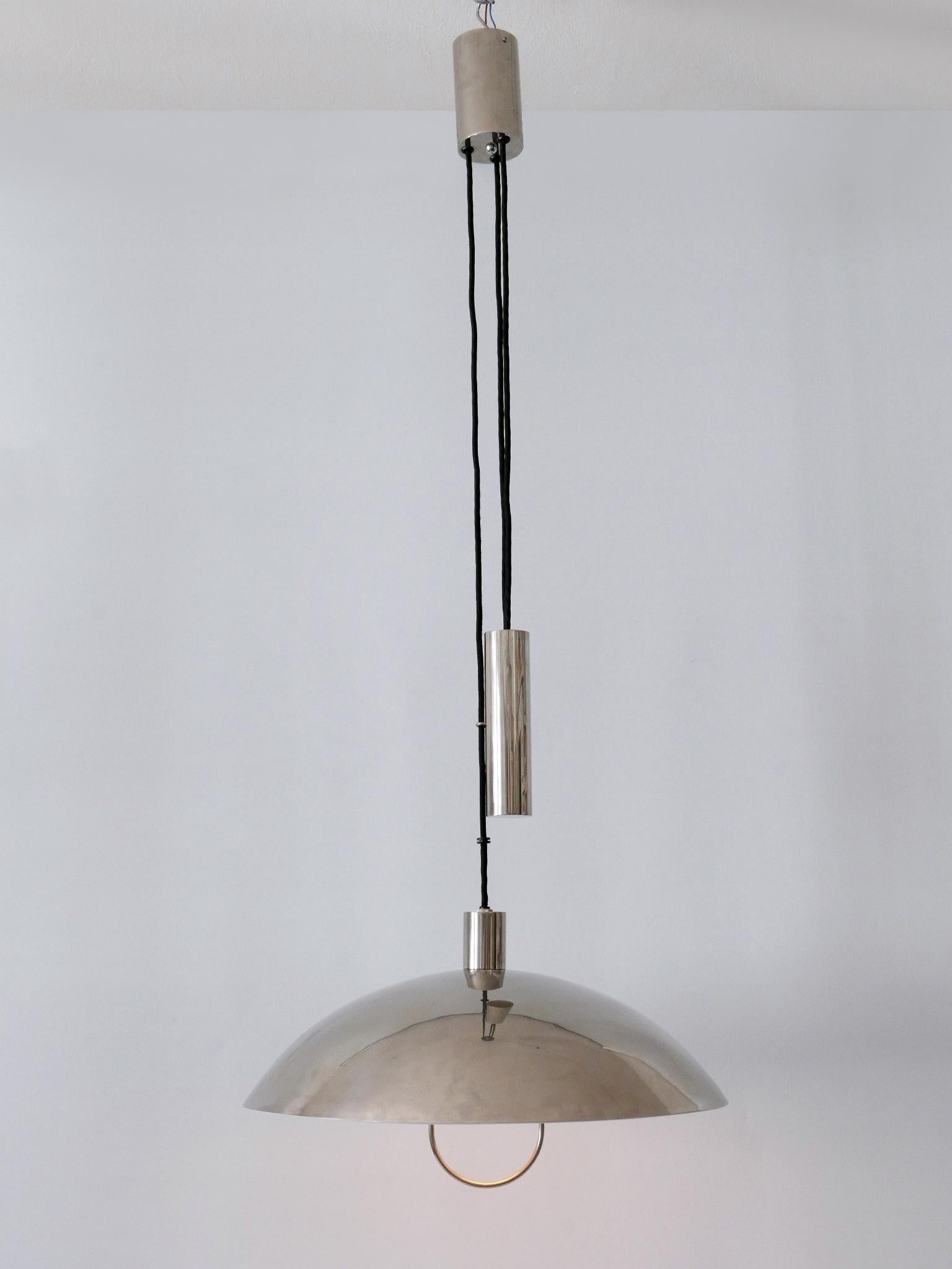 Early production counterweight pendant lamp or hanging light 