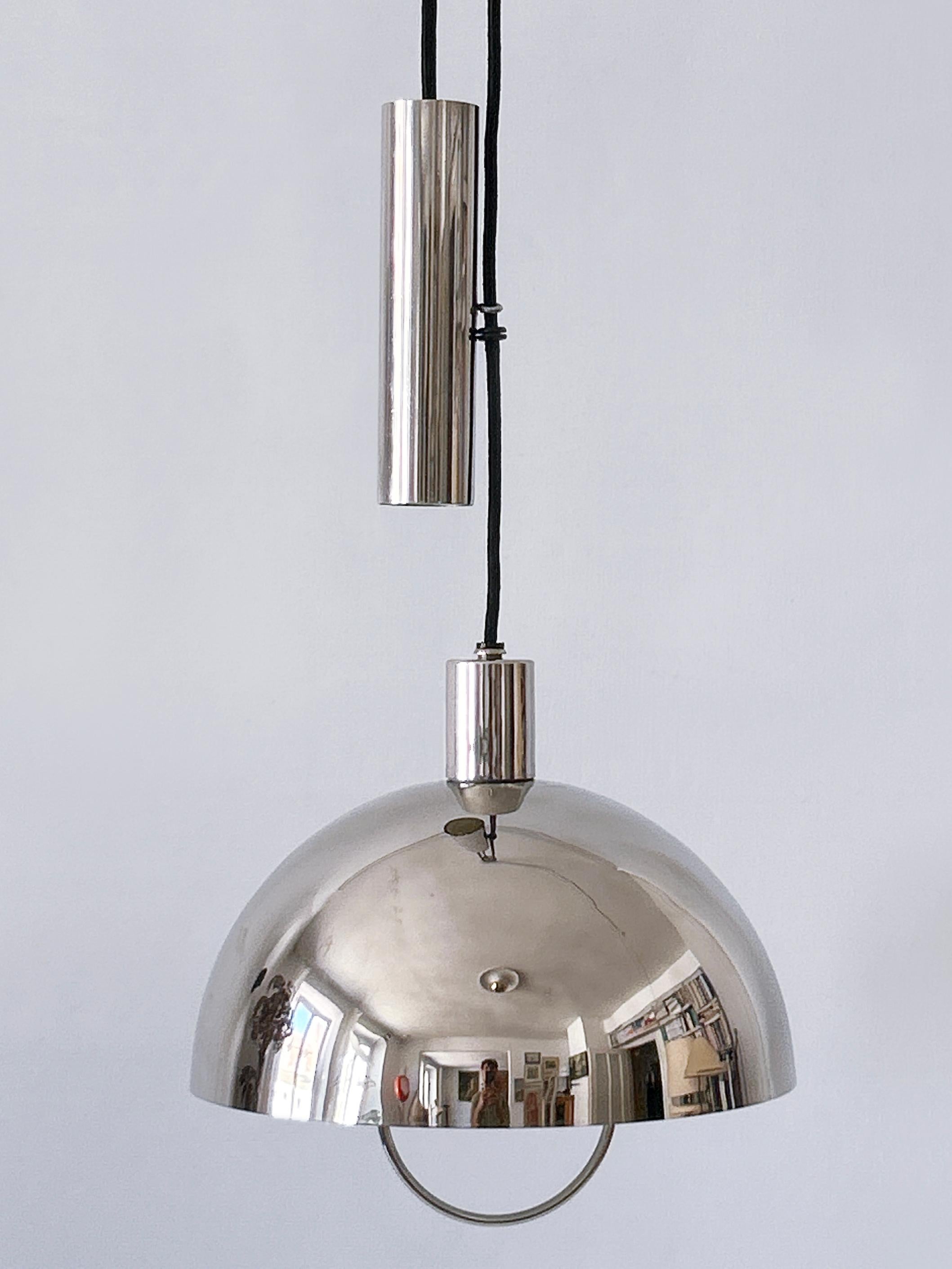 Lampe à suspension à poulie Bauhaus HMB 25/300 par Marianne Brandt 1980 en vente 3