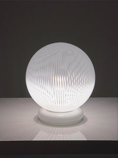 Early "Tessuto" Table Lamp by Ludovico Diaz de Santillana for Venini, Italy 1981