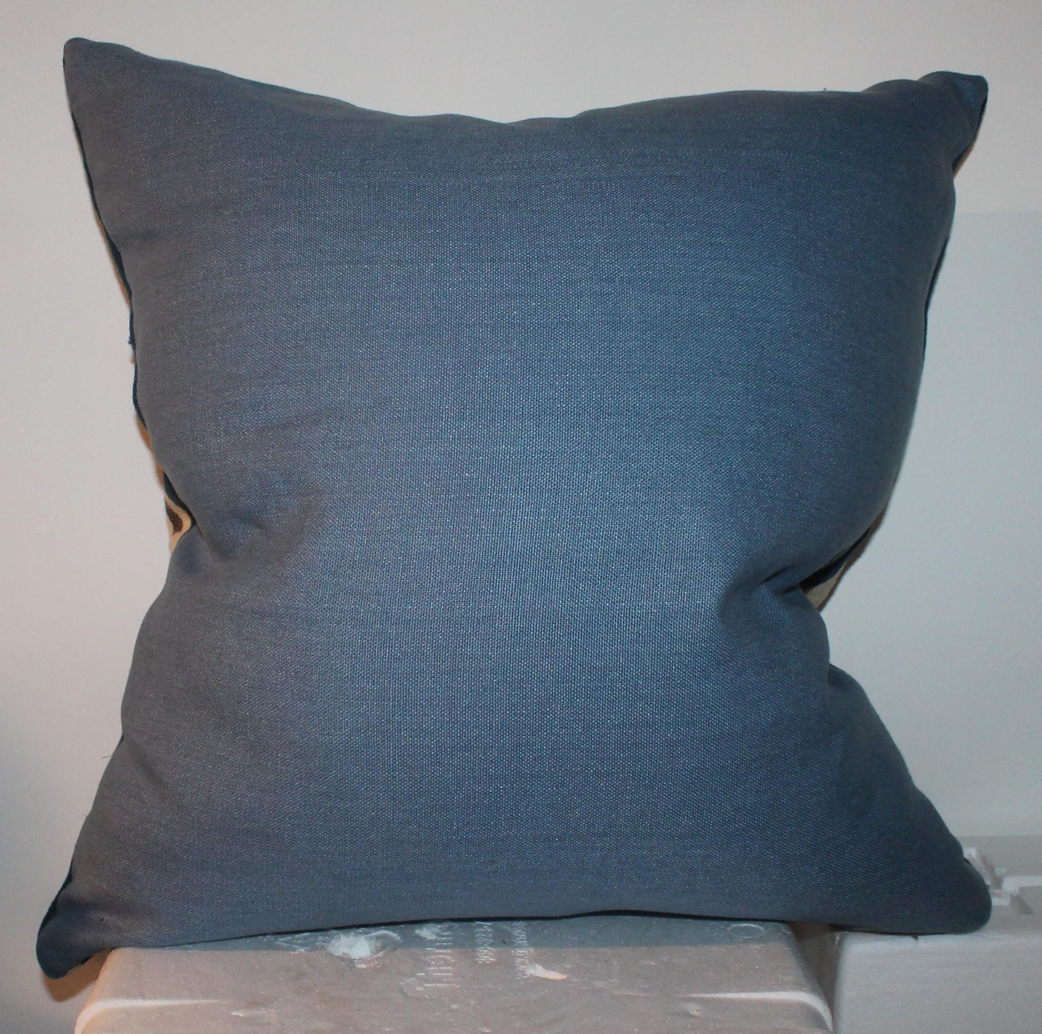 Hand-Crafted Early Tex Coco Indian Weaving Pillow For Sale