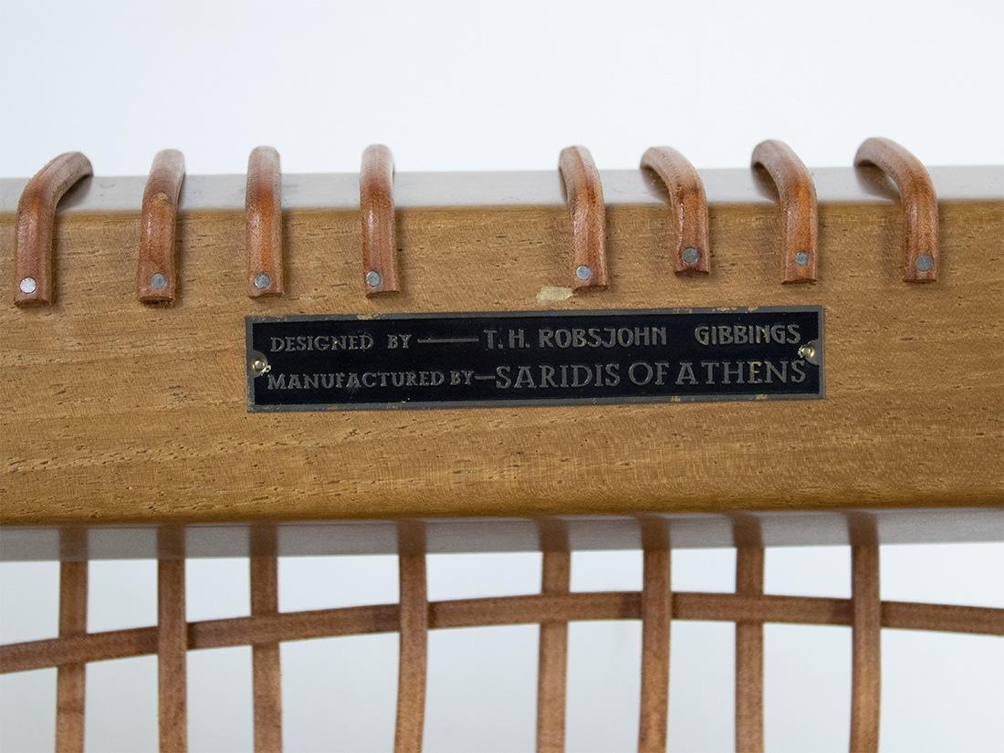 Début AT&T. Tabouret Klismos de Robsjohn-Gibbings pour Saridis, vers 1961 en vente 4