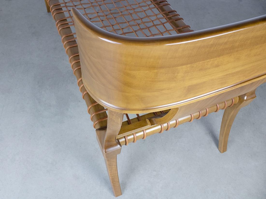Early T.H. Robsjohn-Gibbings Model nr 11 'Klini' Chaise for Saridis of Athens 4