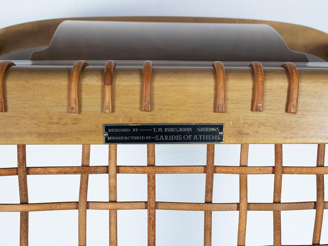 Early T.H. Robsjohn-Gibbings Model nr 11 'Klini' Chaise for Saridis of Athens 6