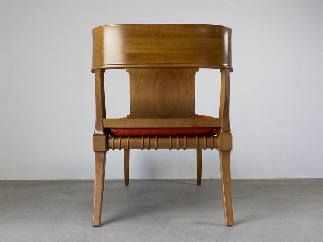 Mid-20th Century Early T.H. Robsjohn-Gibbings Model nr 11 'Klini' Chaise for Saridis of Athens