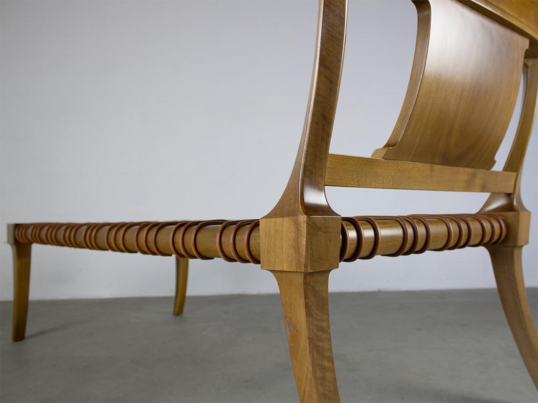 Early T.H. Robsjohn-Gibbings Model nr 11 'Klini' Chaise for Saridis of Athens 1