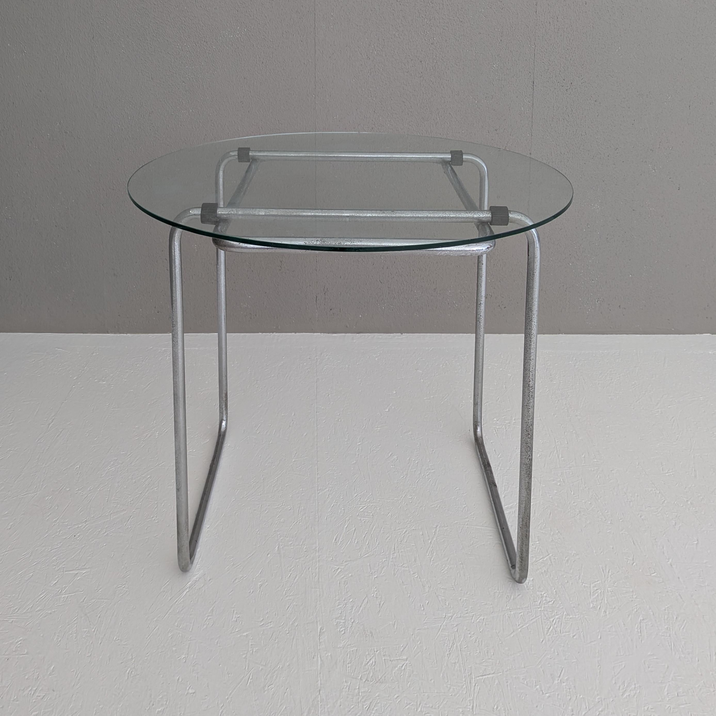 Tedesco Tavolo Thonet B 18 Bauhaus di Marcel Breuer, anni '30