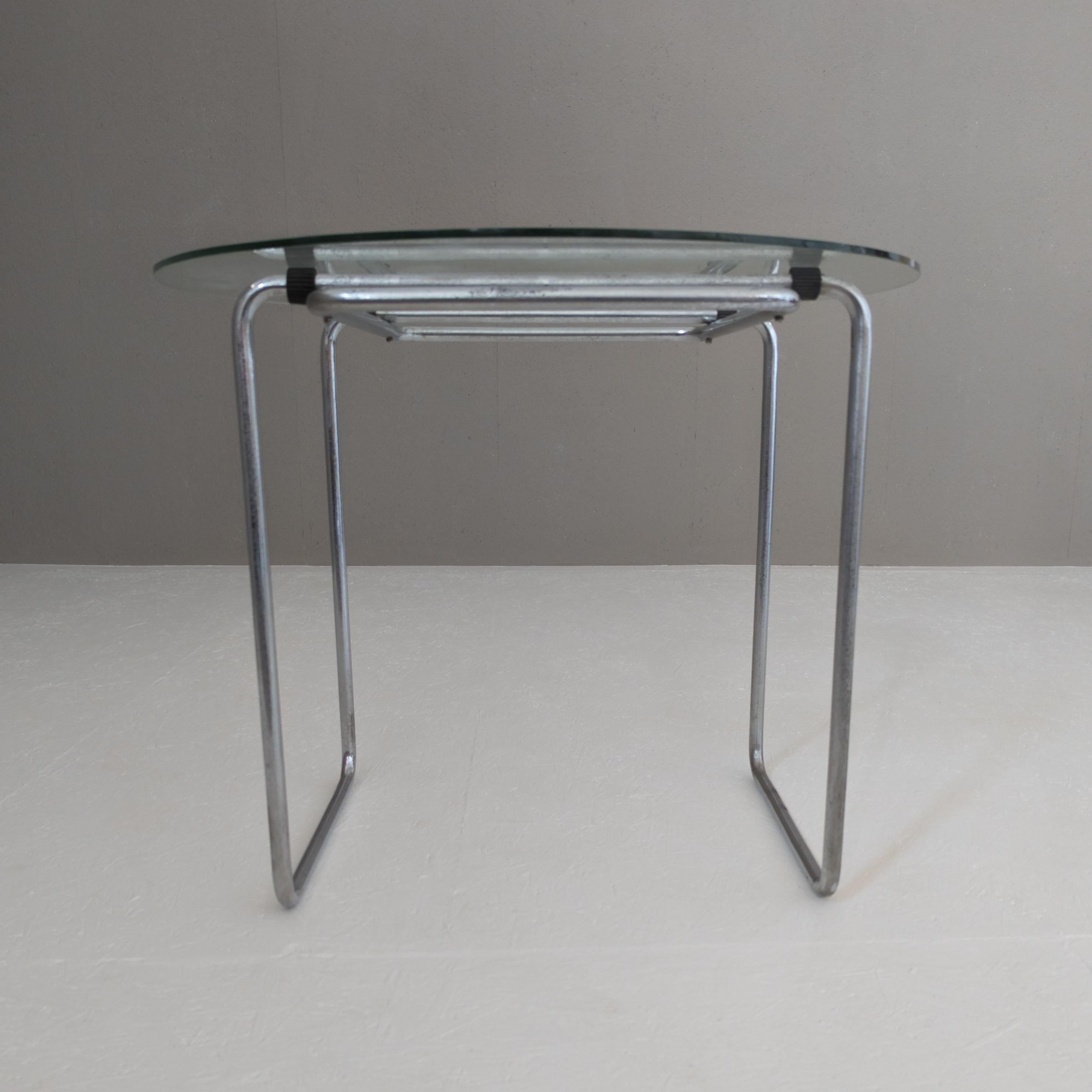 Metà XX secolo Tavolo Thonet B 18 Bauhaus di Marcel Breuer, anni '30