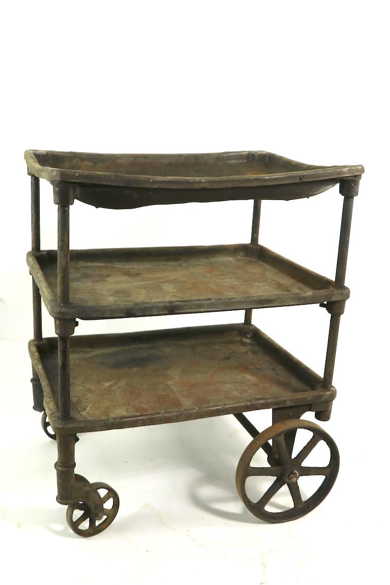 vintage industrial cart for sale