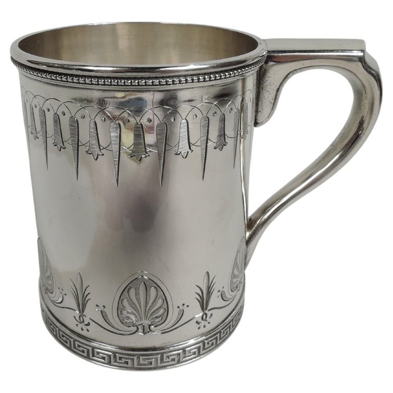 Early Tiffany Aesthetic Classical Sterling Silver Baby Cup For Sale at 1stDibs