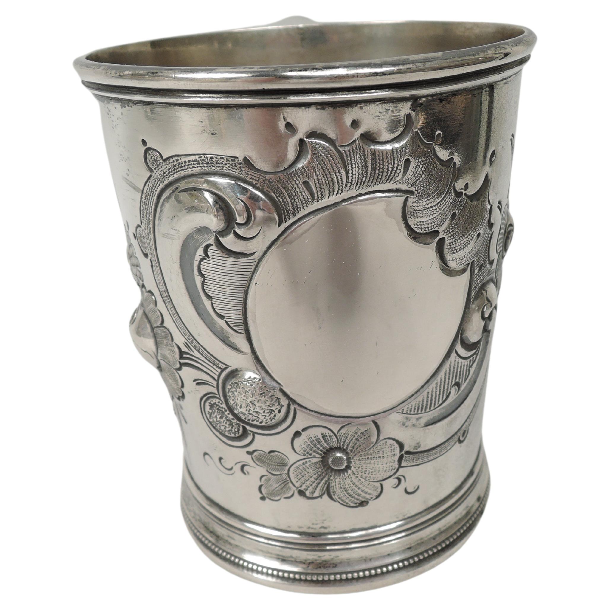 Early Tiffany New York Classical Coin Silver Baby Cup