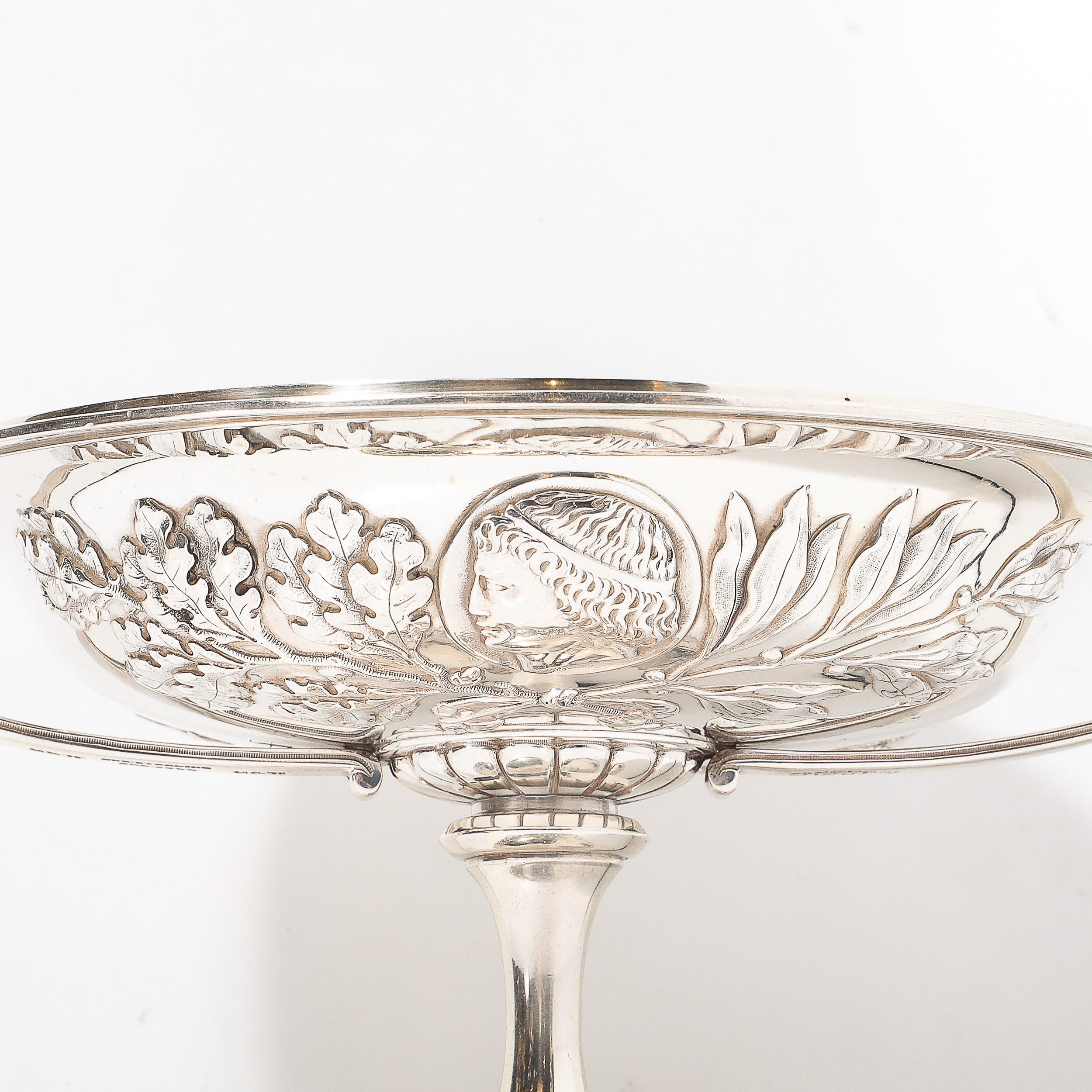 Complesso di kylix classico in argento grecizzato Tiffany di prima qualità in vendita 12
