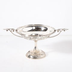 Early Tiffany Sterling Silver Greek Revival Classical Kylix Compote
