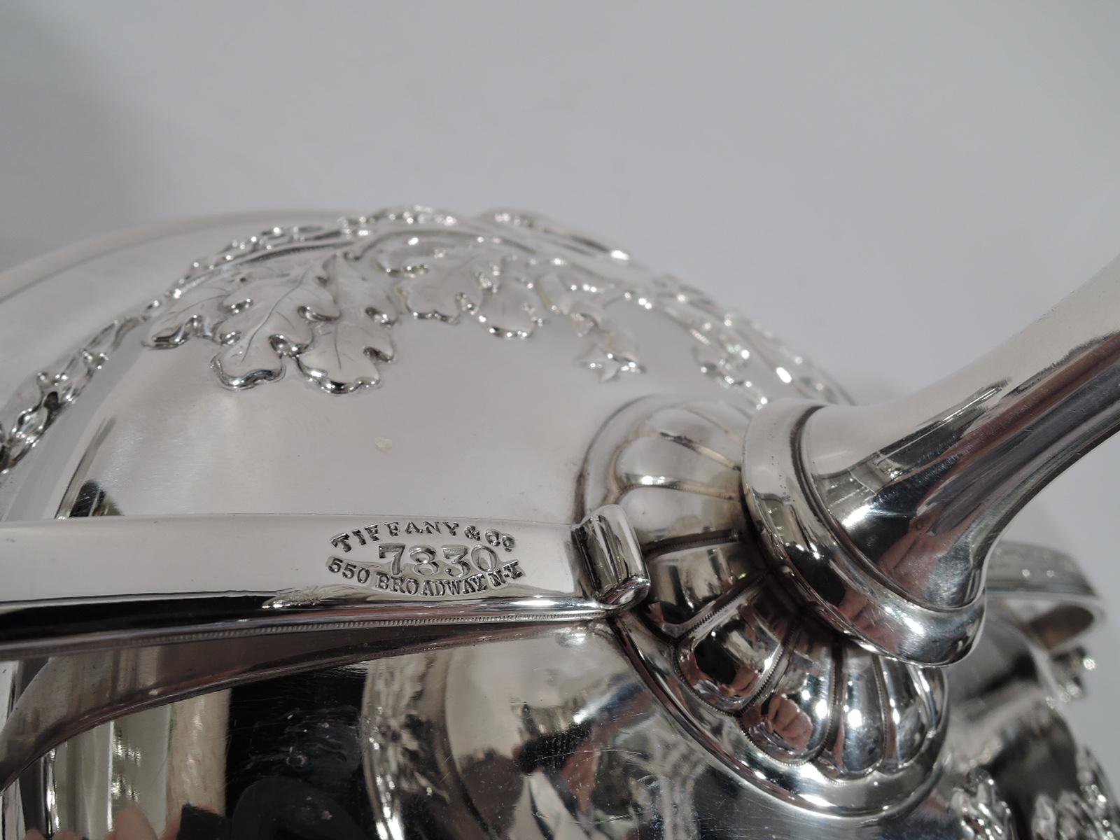 Argent sterling Compotier Kylix classique de style néo-grec en argent sterling Tiffany précoce