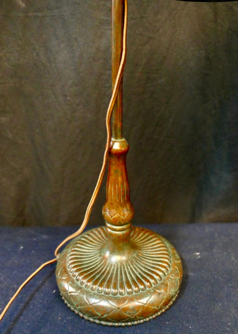 Art Nouveau Early Tiffany Studios Acorn Student/Desk Lamp For Sale