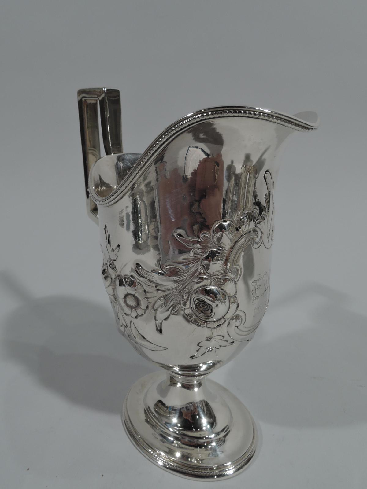 19th Century Early Tiffany, Young & Ellis Sterling Silver 5-Piece Coffee Set