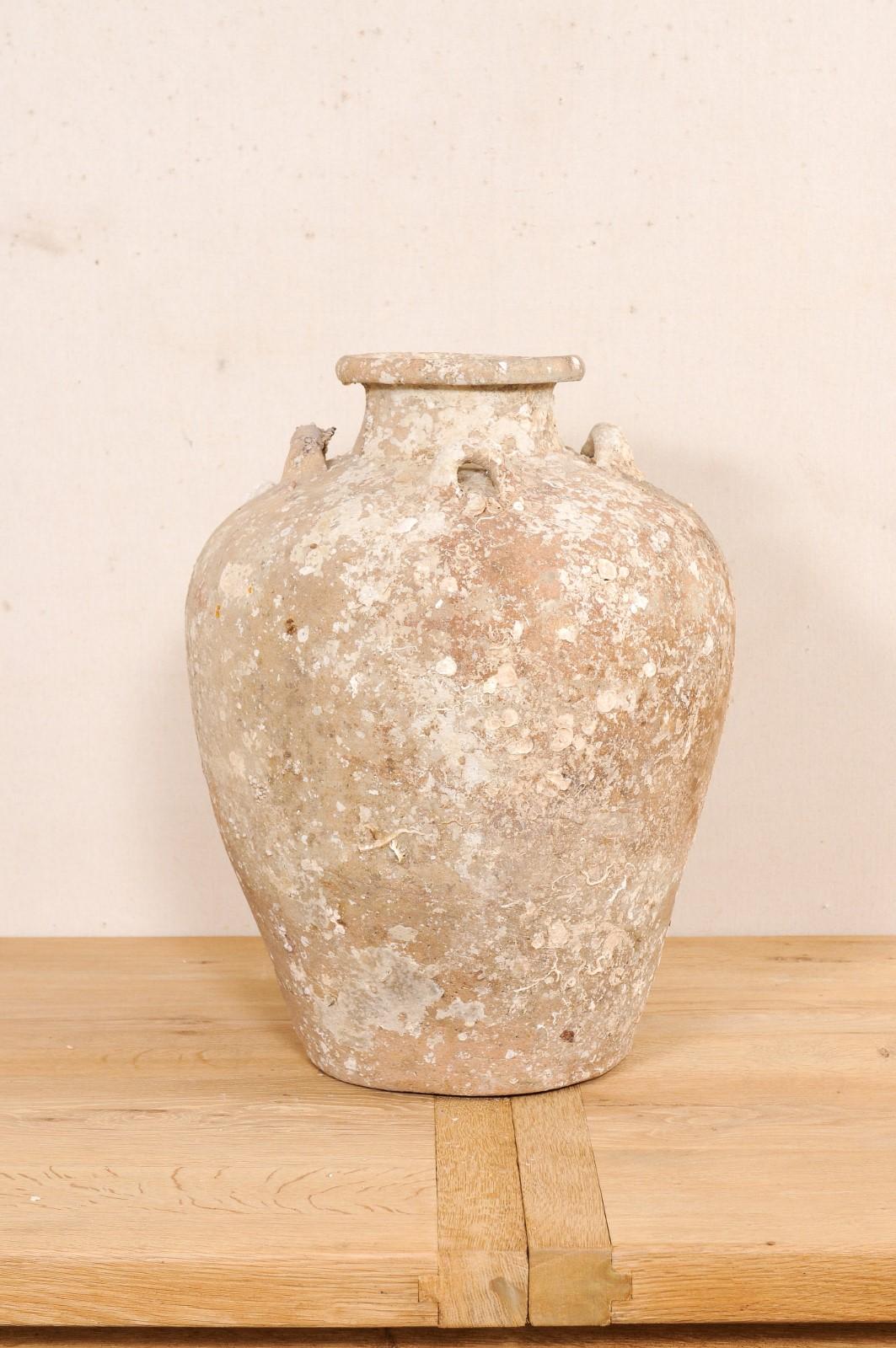 Early to Mid 16th Century Salvaged Ming Gap Jar from Shipwreck  For Sale 2