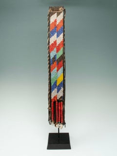 Early to Mid-20th Century Beaded Cache-Sexe, Kirdi People, Cameroon