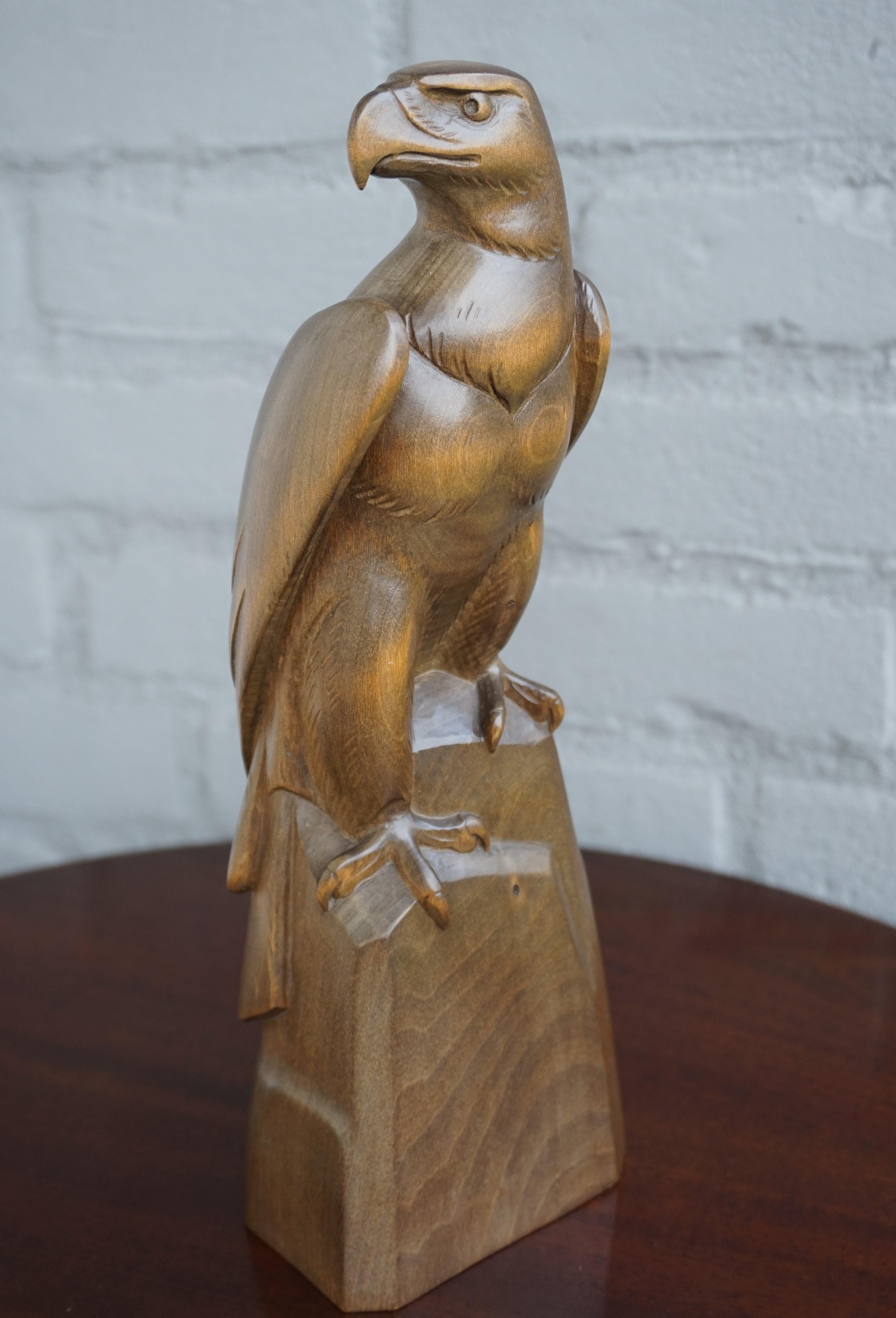 wooden eagle statue for sale