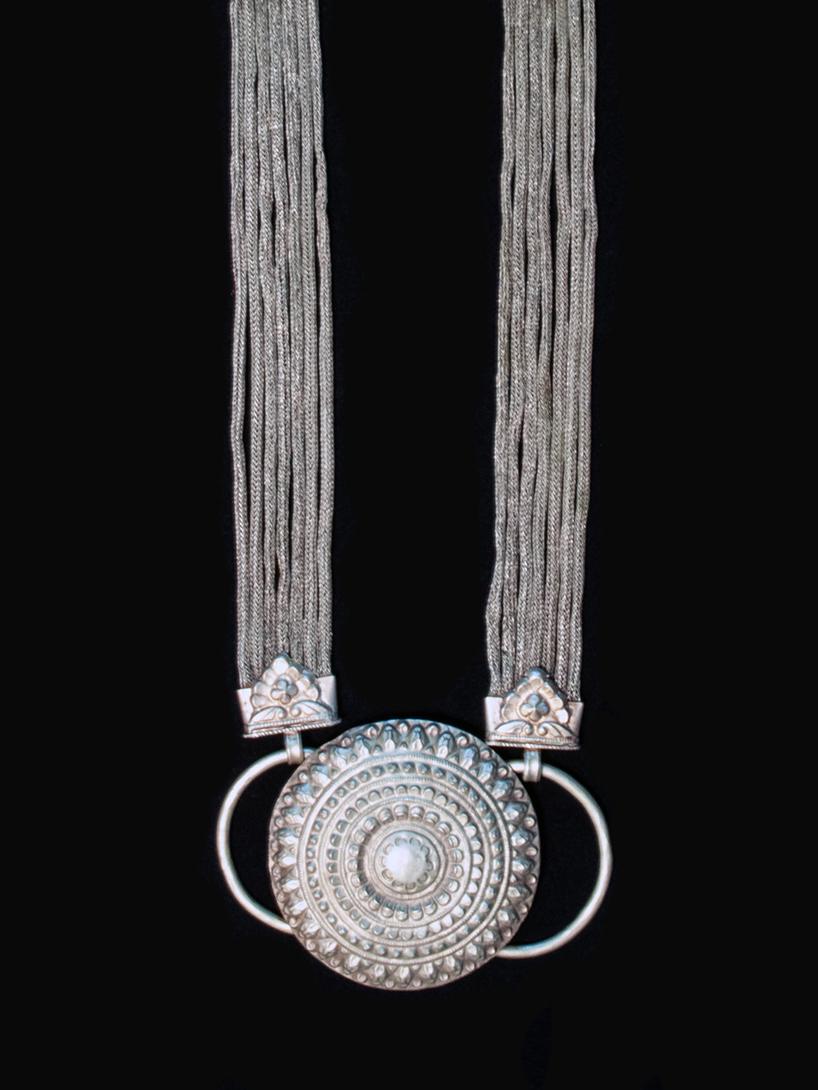 Women's Early to Mid-20th Century Jantar Necklace, Nepal For Sale