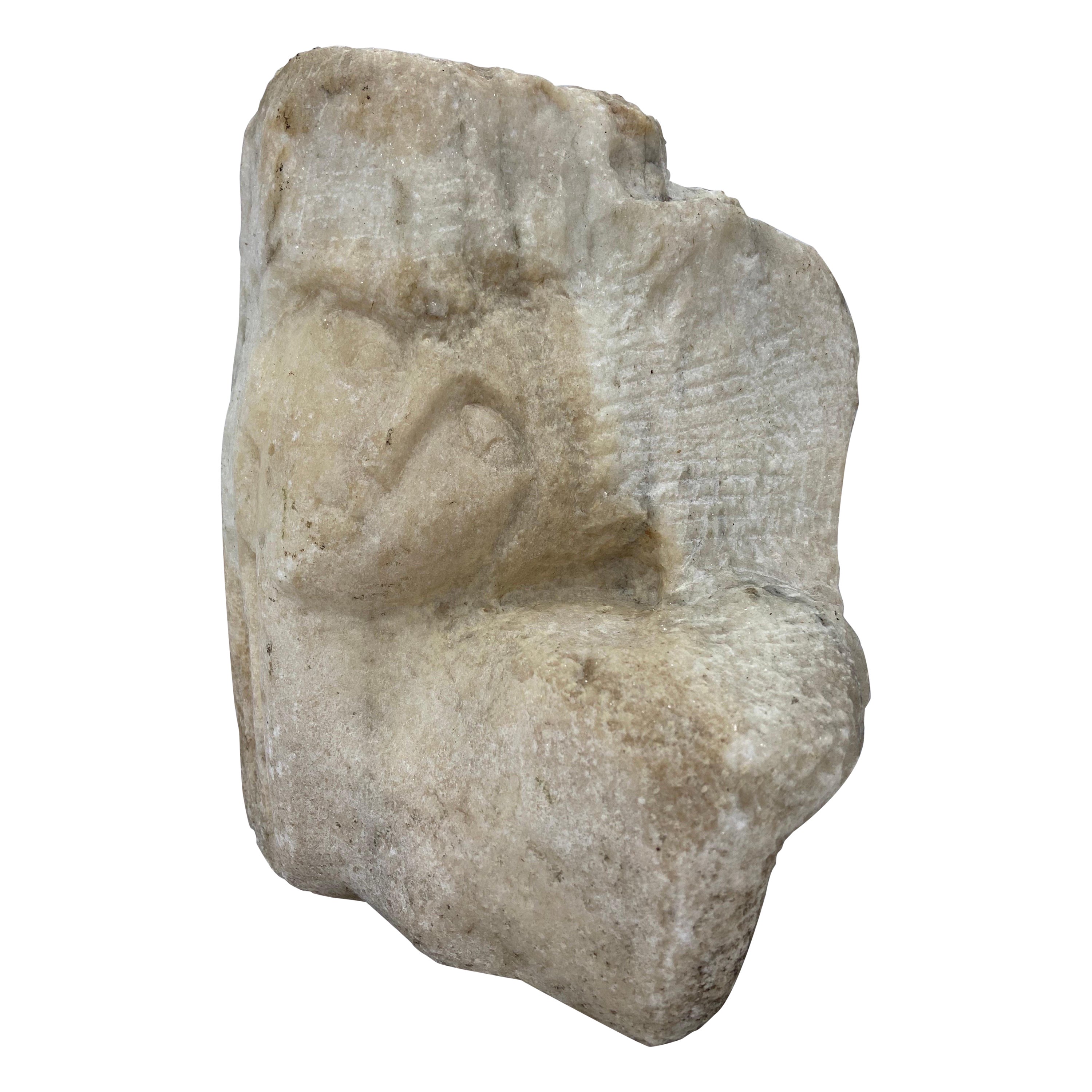 Early to Mid 20th Century Modernist Style Figurative Abstract Carved Sculpture For Sale