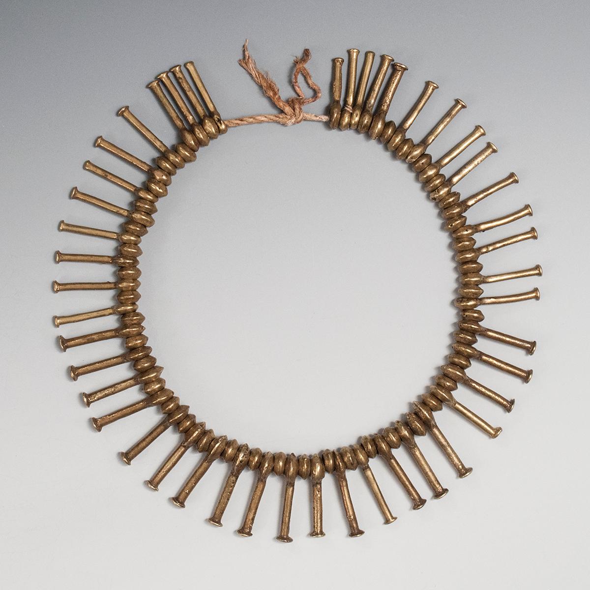 Early to mid-20th century tribal bronze belt, Kirdi People, Cameroon

Bronze belts such as this were usually worn by those of high rank. 19