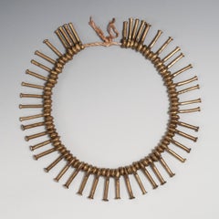 Early to Mid-20th Century Tribal Bronze Belt, Kirdi People, Cameroon