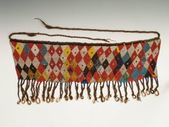 Early to Mid-20th Century Tribal Glass-Beaded Modesty Apron Cache-Sexe, Cameroon