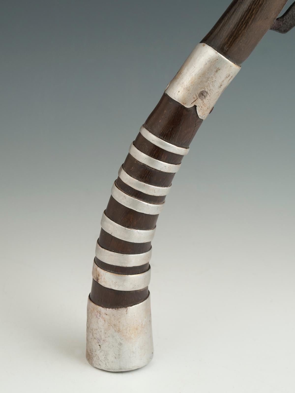 Southeast Asian Early to Mid-20th Century Tribal Horn Rice Cutter, Khymer Culture, Cambodia