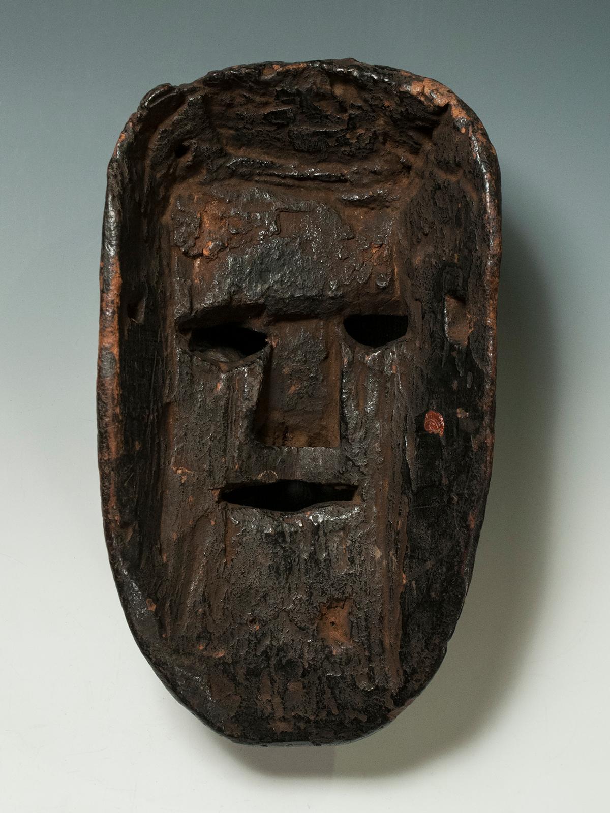 Nepalese Early to Mid-20th Century Tribal Mask, Middle Hills, Nepal