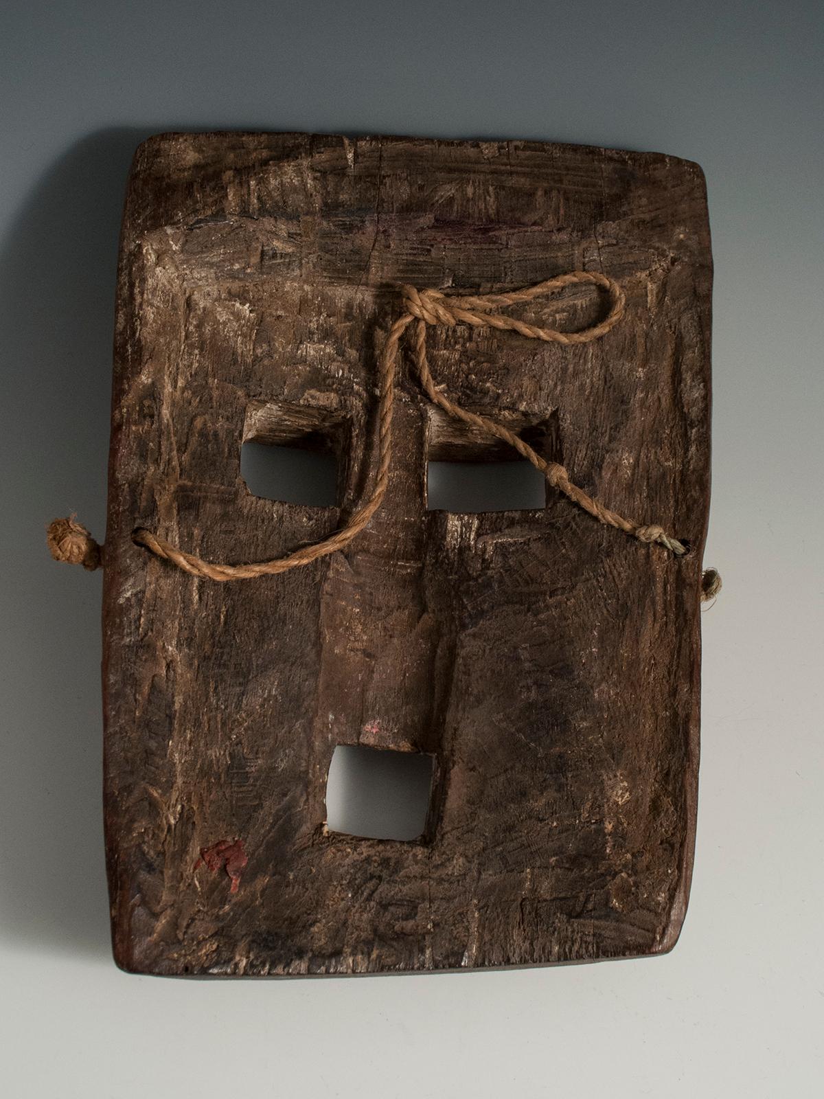 Nepalese Early to Mid-20th Century Tribal Mask, Terai, Nepal