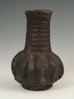Early to Mid-20th Century Tribal Terracotta Apothecary Vessel, D.R. Congo