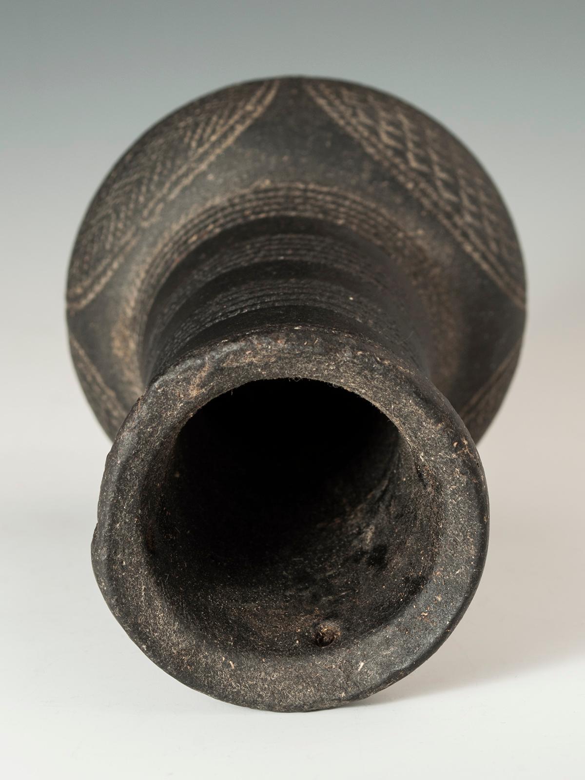 Hand-Crafted Early to Mid-20th Century Tribal Terracotta Apothecary Vessel, D.R. Congo