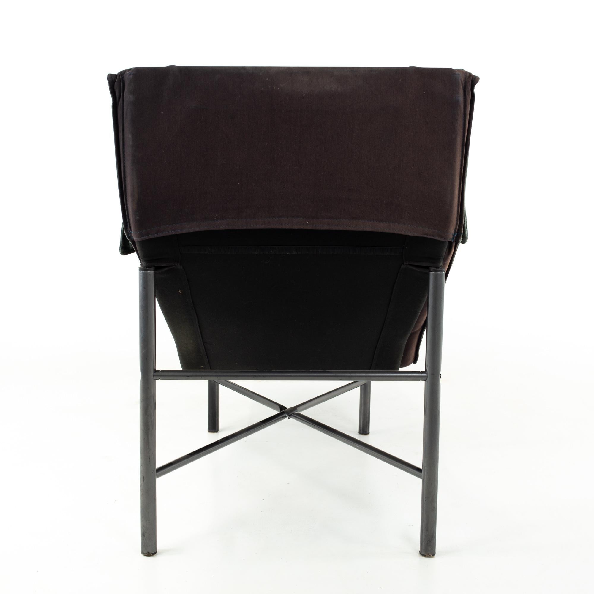 Mid-Century Modern Early Tord Bjorklund for IKEA Mid Century Leather Chaise Lounge Chair