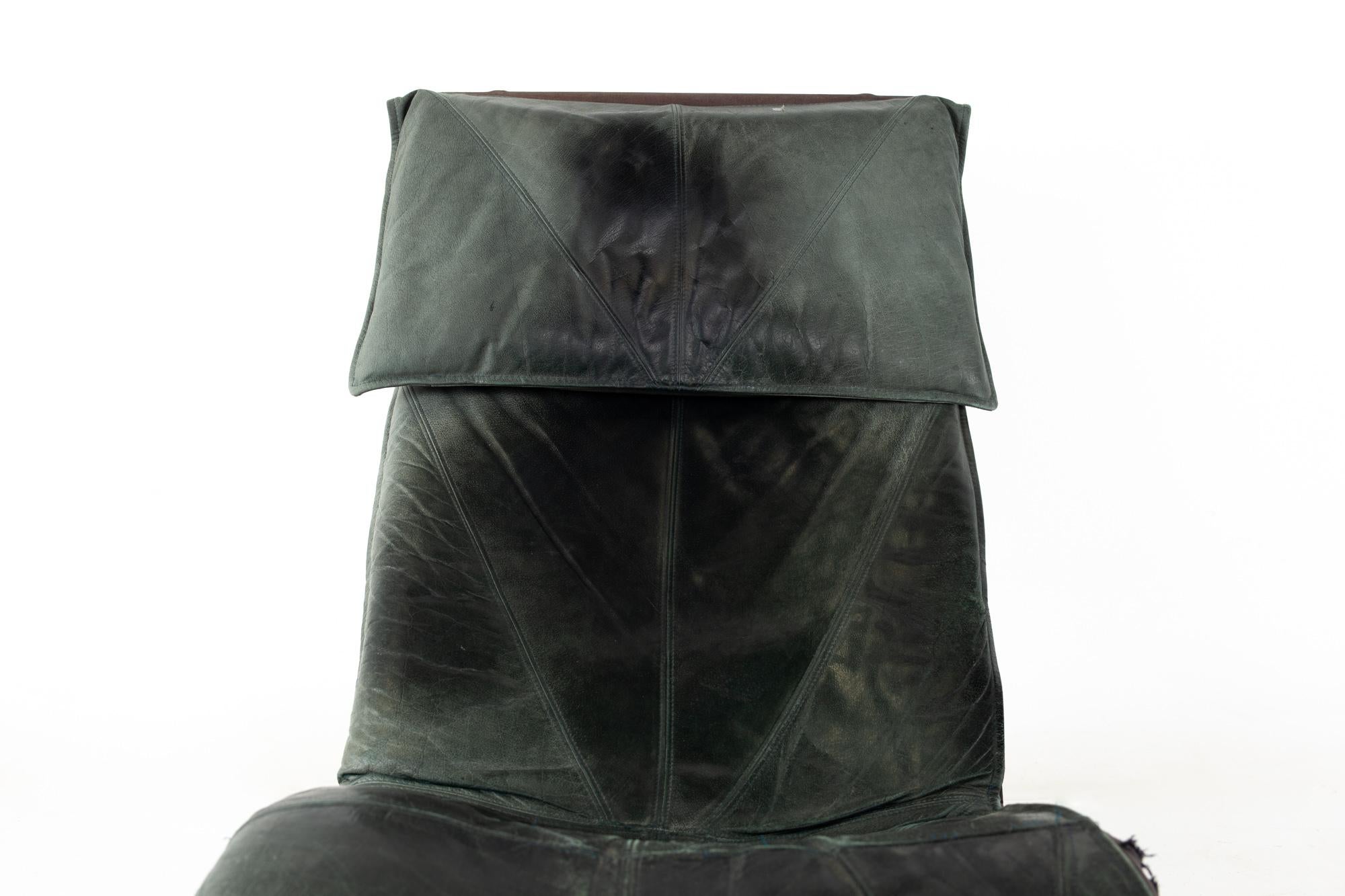 American Early Tord Bjorklund for IKEA Mid Century Leather Chaise Lounge Chair