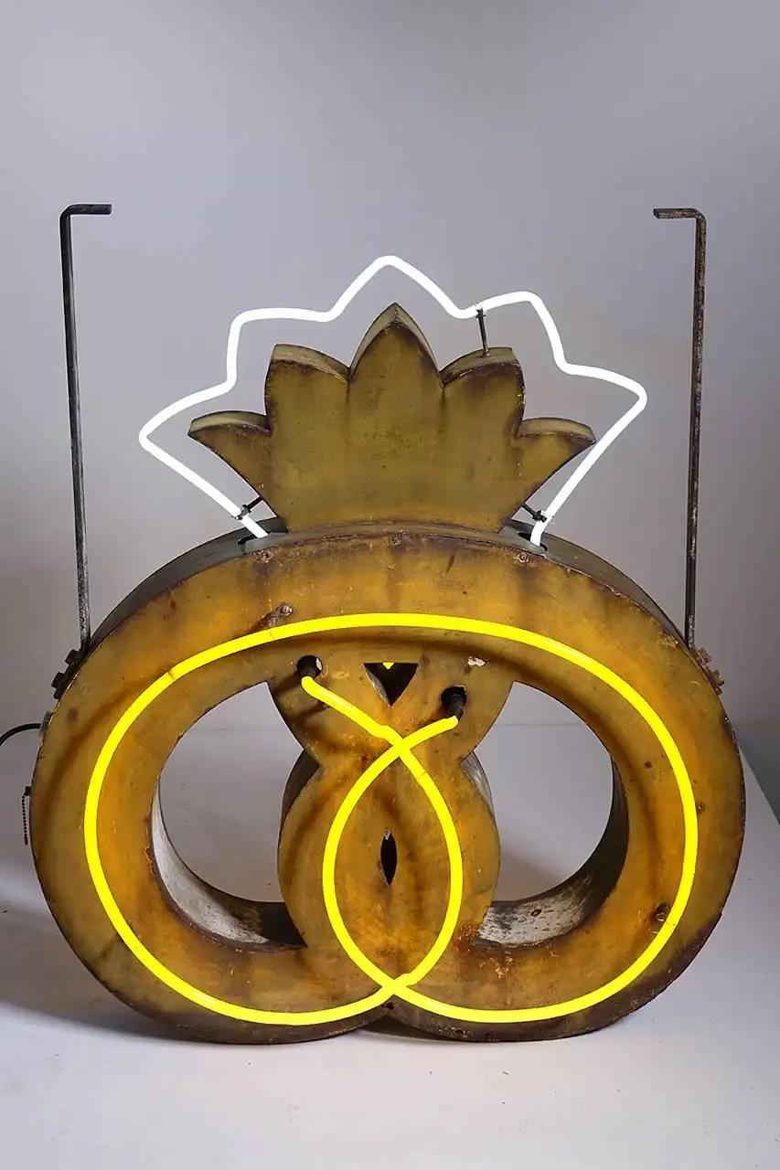 Steel Early Traditional Danish Double Sided Neon Bakery Sign
