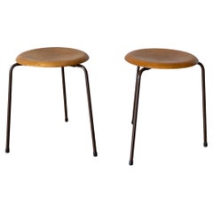 Early Tripod Dot Stools by Arne Jacobsen for Fritz Hansen