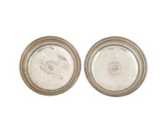 Frühe Türkische Republik 800 Silber Servierplatten