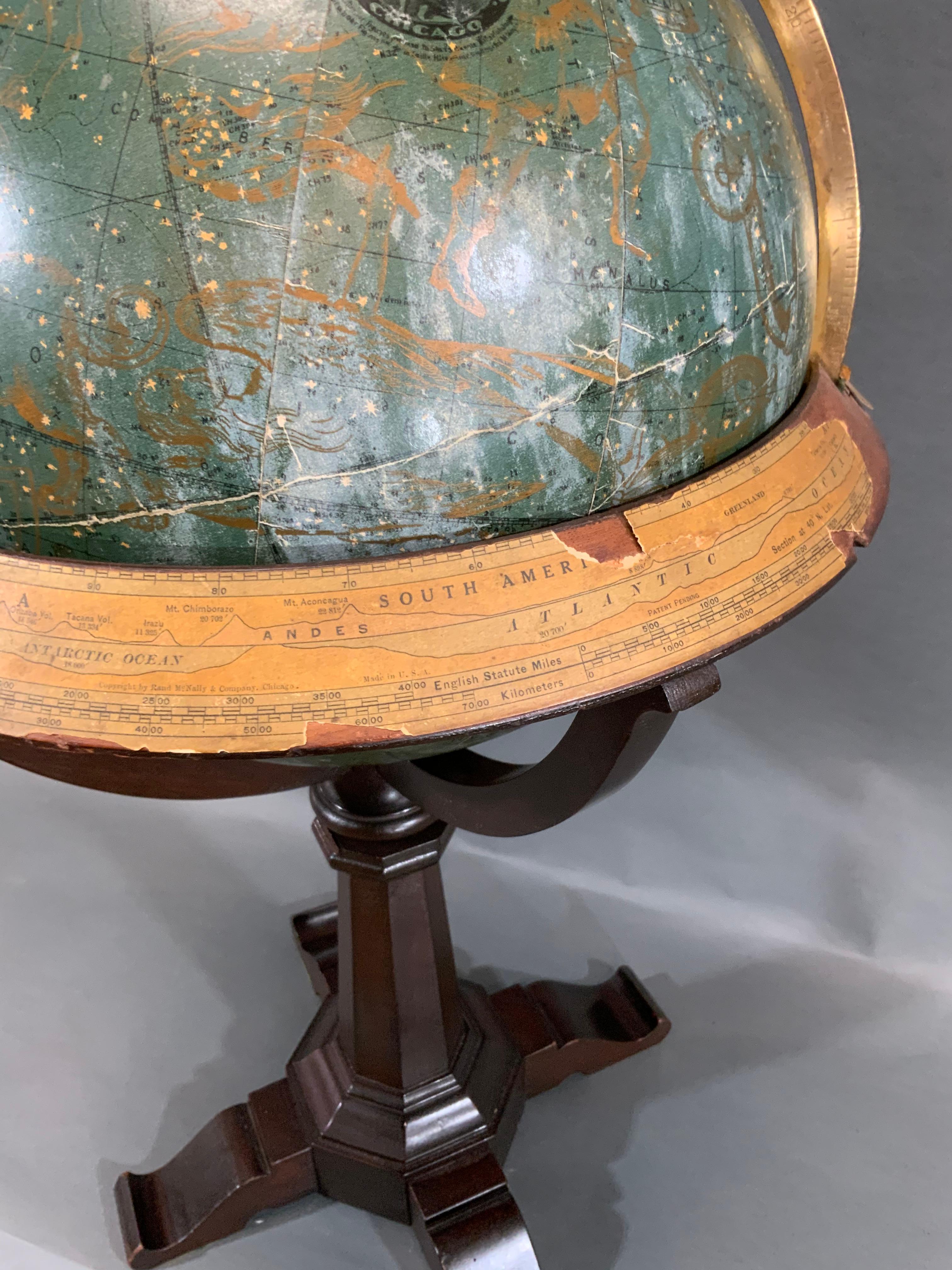 Early 20th Century American Library Globe For Sale 2