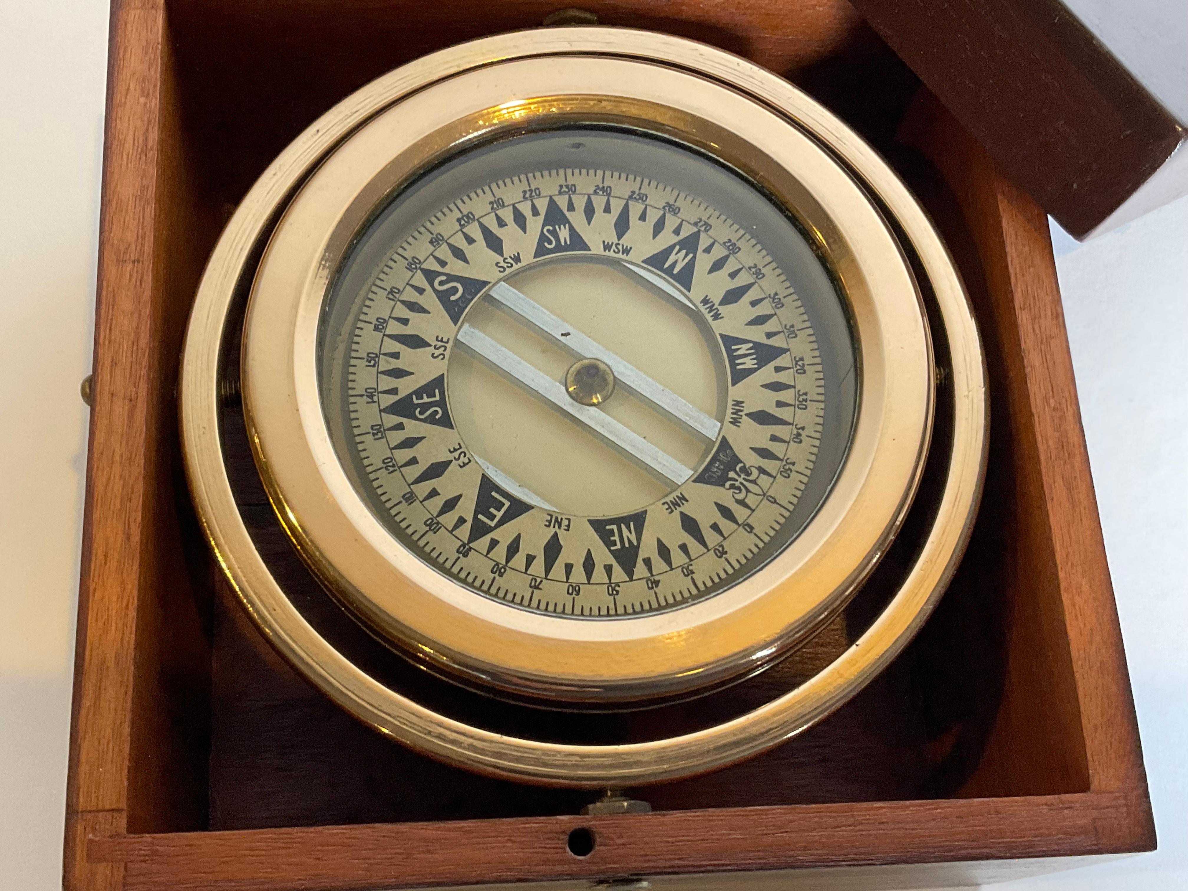 Early 20th Century Early Twentieth Century Boat Compass For Sale
