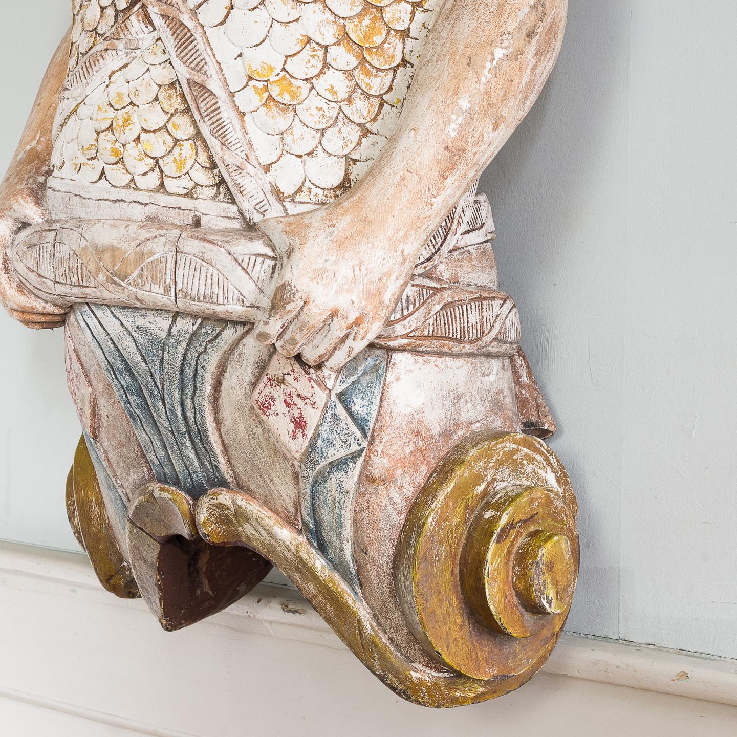 Early 20th Century English Carved Figurehead of Queen Boudica 5
