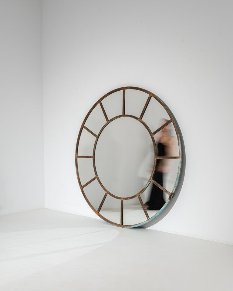 Early Twentieth Century French Industrial Mirror For Sale at 1stDibs