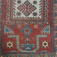 Early 20th Century Kazak Prayer Rug
